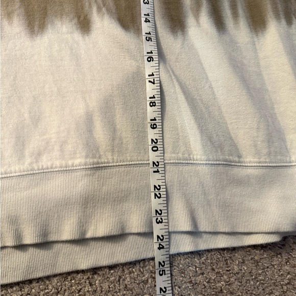[Athleta] Sundown Dip Dye Sweatshirt in Shadow Olive Size 1X - Picture 9 of 10